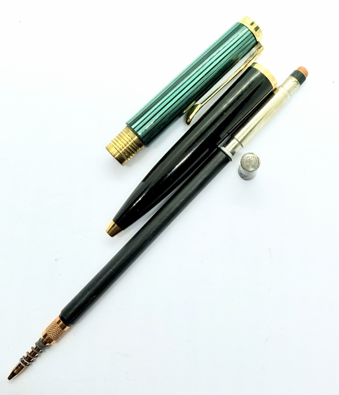 Pelikan mechanical pencil 0.5mm Green striped Germany D400 Functional