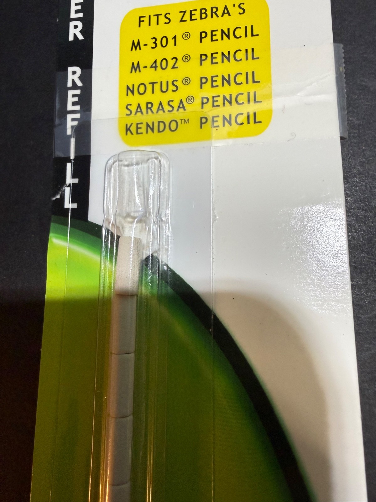 Zebra Pencil Eraser Refill 7-count (6 Packs) Mechanical M-301 M-402 Brand New