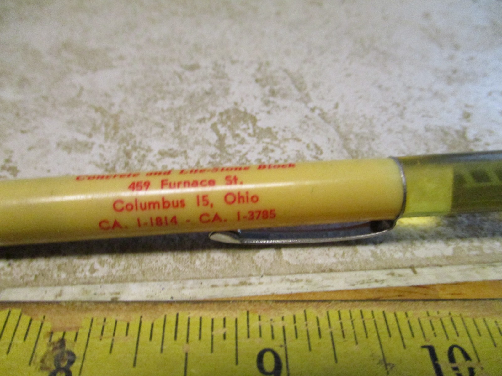 VTG Ritepoint Mechanical Pencil Floaty Cinder Block Dunard Lang Concrete M32