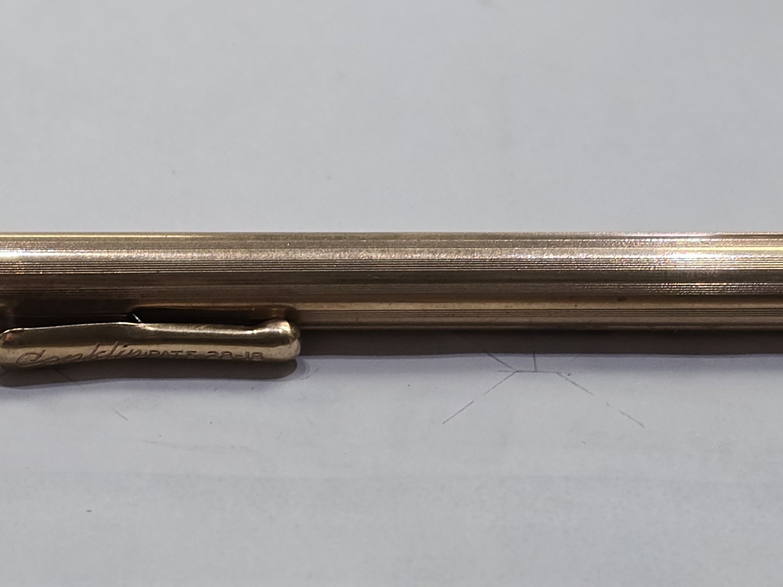 CONKLIN PAT 1920 Rolled Gold No 4RS Ring Top Mechanical Pencil TOLEDO Ohio
