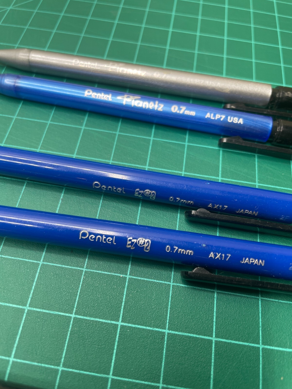 Pentel Mechanical Pencils P207 A125 AX17 ALP7 AL17 Set Of 10 Assorted Colors