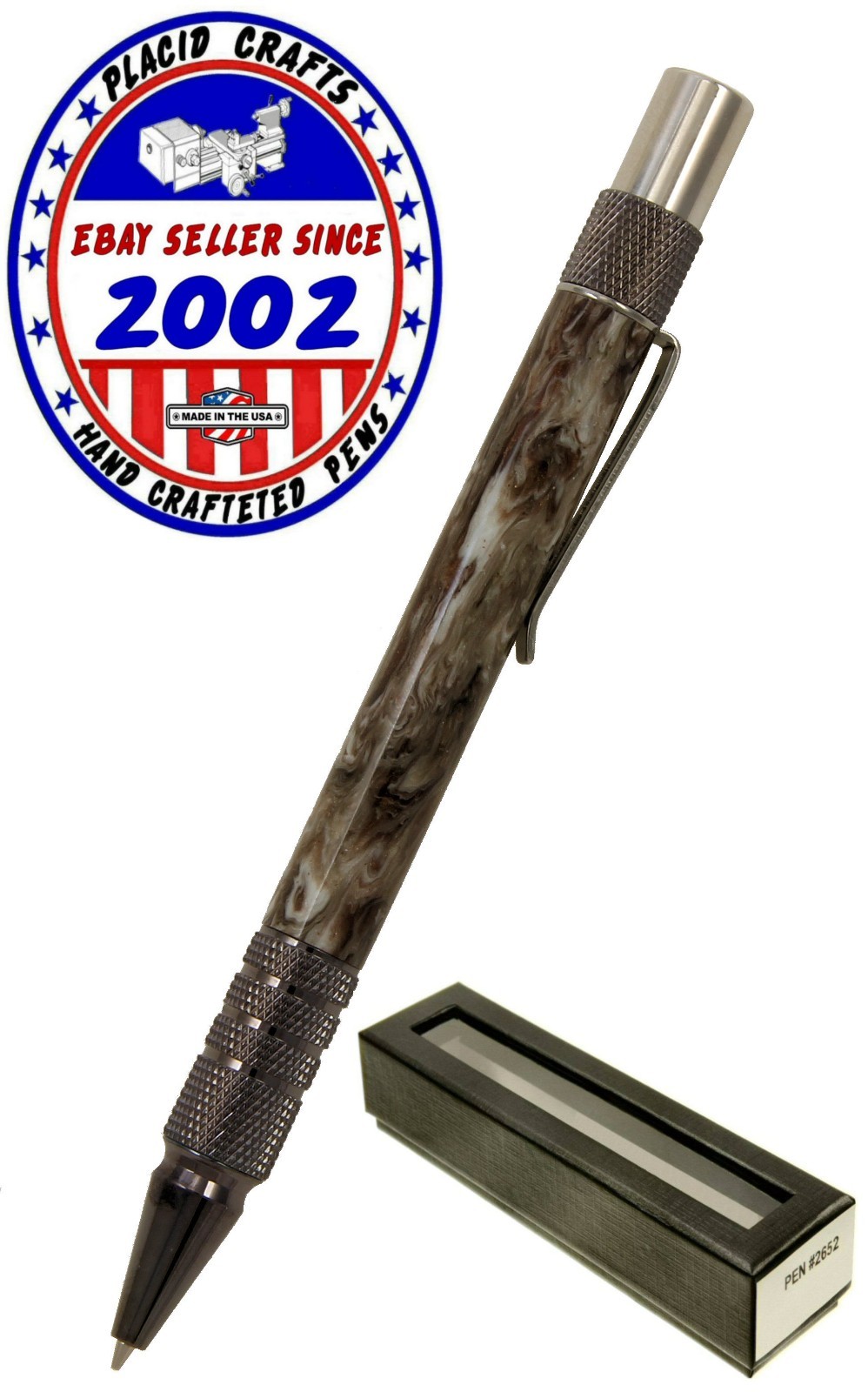 Dura Click .07mm Pencil / Gun Metal Hardware & Rootbeer Float Body / N84