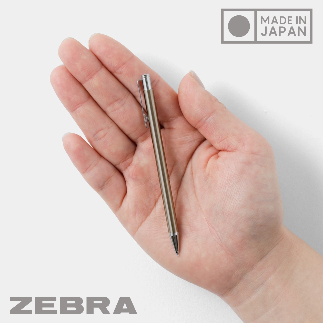 Zebra TS-3 Ultra Mini Stainless Steel Mechanical Pencil 0.5mm Made in Japan