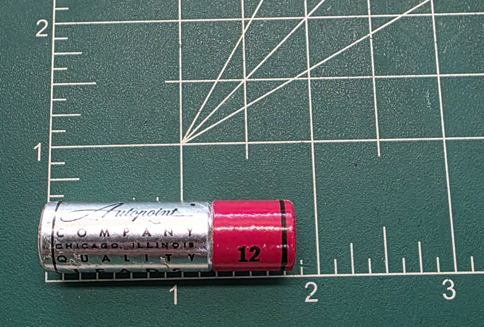 VINTAGE AUTOPOINT RED PENCIL LEAD NO. 338N STANDARD 1.1 MM (OR) 0.46″