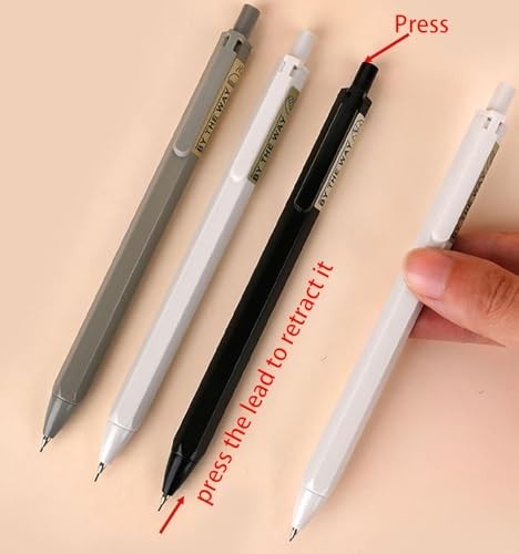 4 Pcs Mechanical Pencils with 80 Pcs Pencil Leads, 0.7mm Pencil Leads and Random