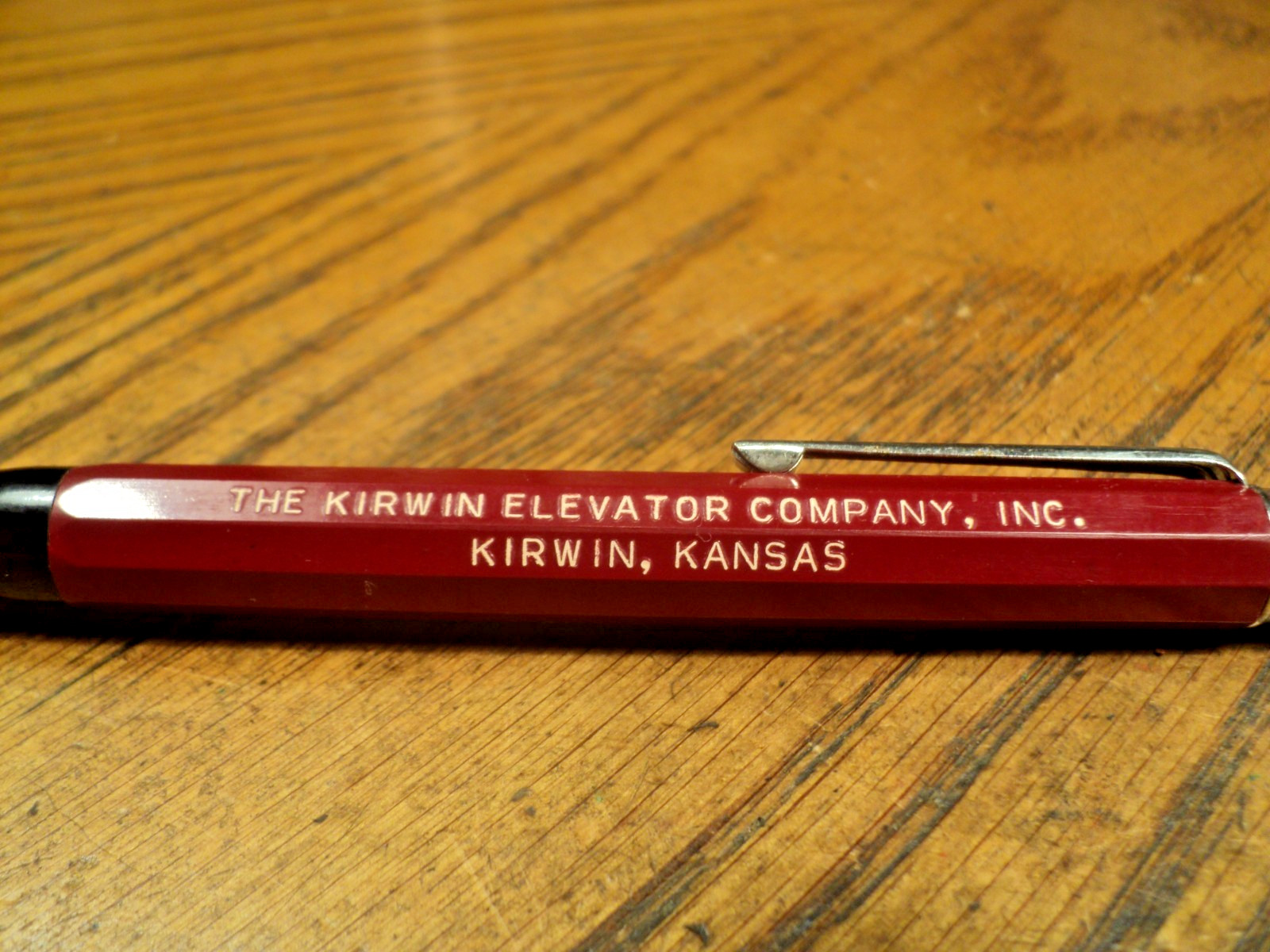 Vintage Autopoint Mechanical Pencil Kirwin Elevator Company 5-5/8″ Long USA