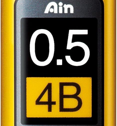 Ain Stein 0.5Mm Mechanical Pencil Leads 4B 40 Count Premium Writing Supplies
