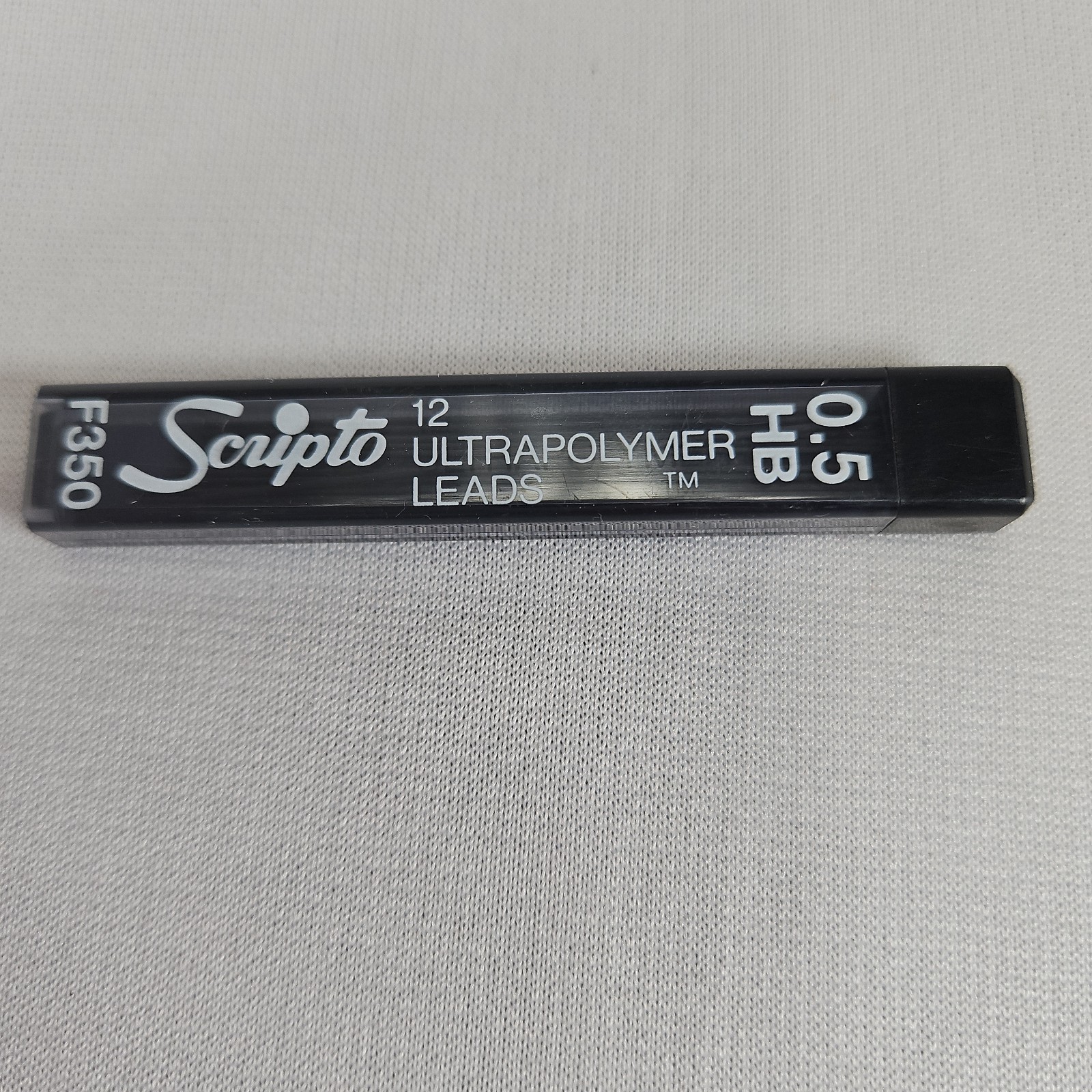 Vintage Scripto Ultrapolymer Pencil Lead Refill .5mm Lot of 10 Tubes x 12 #F350