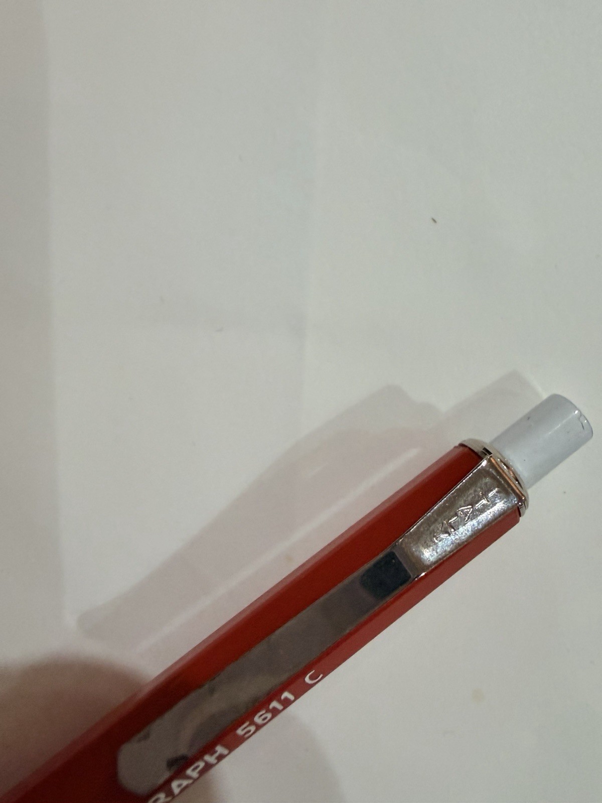 Koh-I-Noor Technigraph 5611 C Mechanical Pencil Red Vintage Italy Rare Find