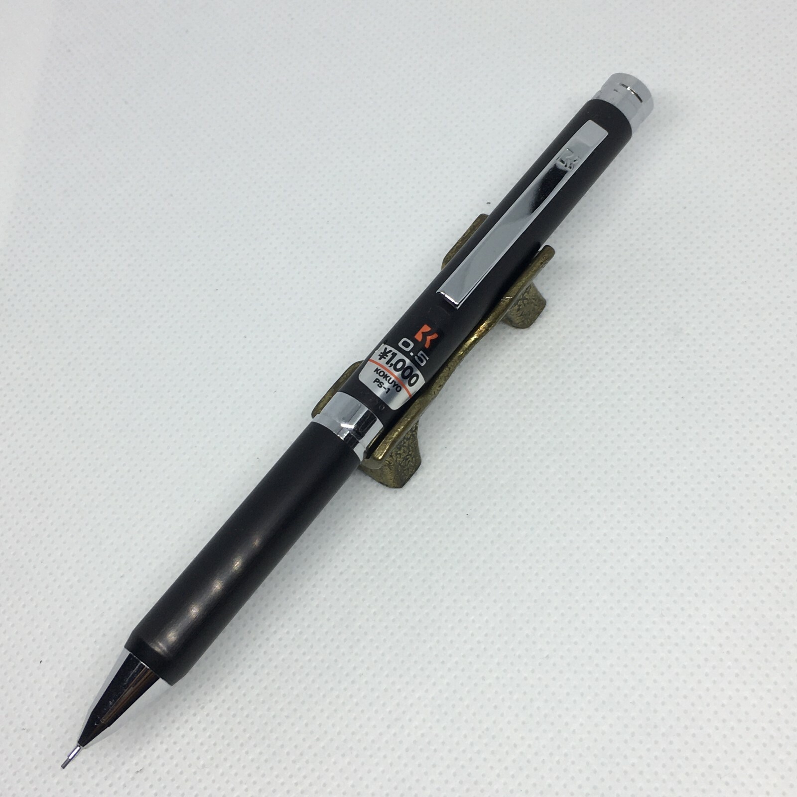289 Kokuyo Mechanical Pencil PS-1 Black Body Knock 0.5 mm NOS Made in Japan