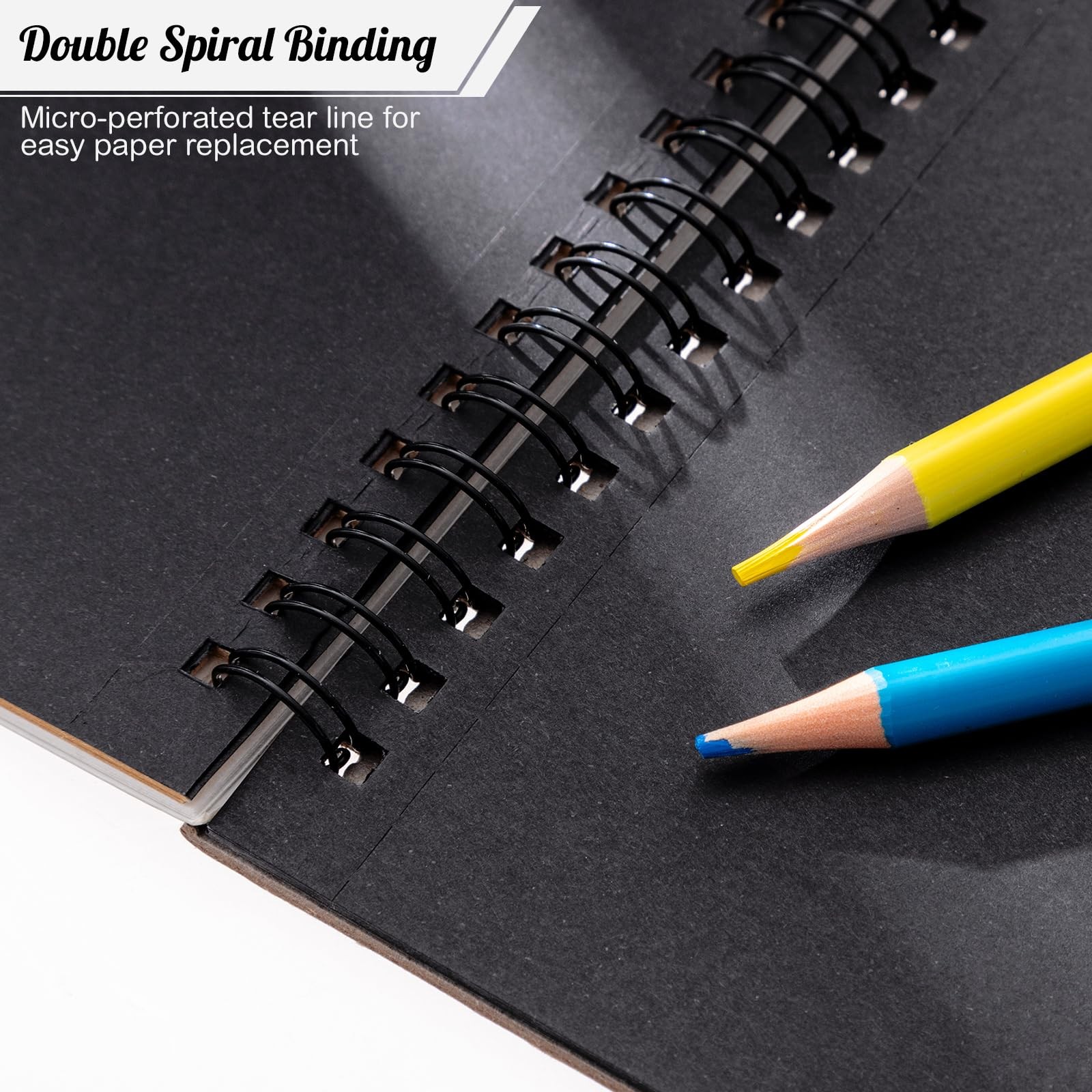 Drawing Sketchbook Kit, A5 Sketch Book with 36 5.8×8.3 inch Multicolor