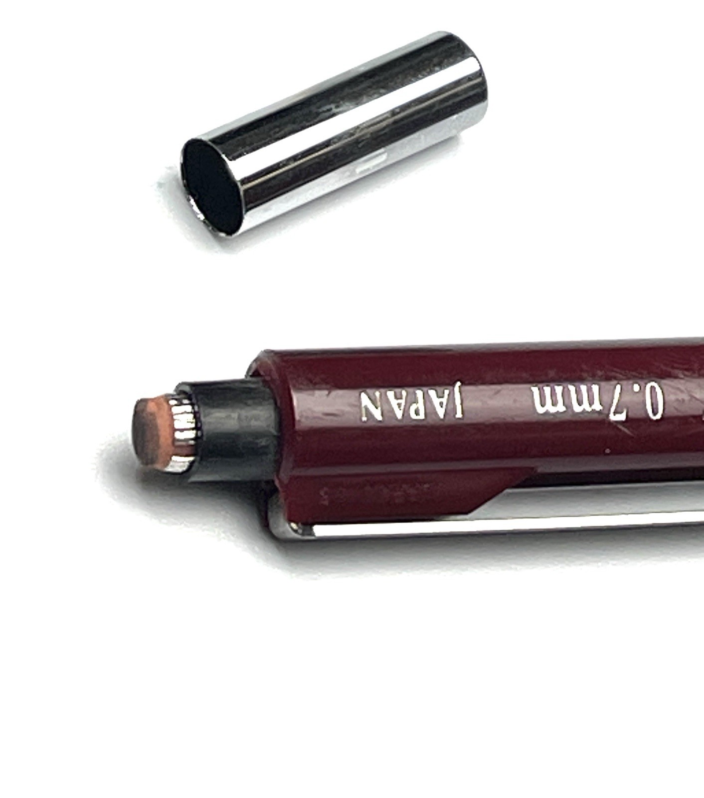 Vintage Eberhard Faber EF Automatic TL7 Mechanical Pencil 0.7 mm Japan Maroon