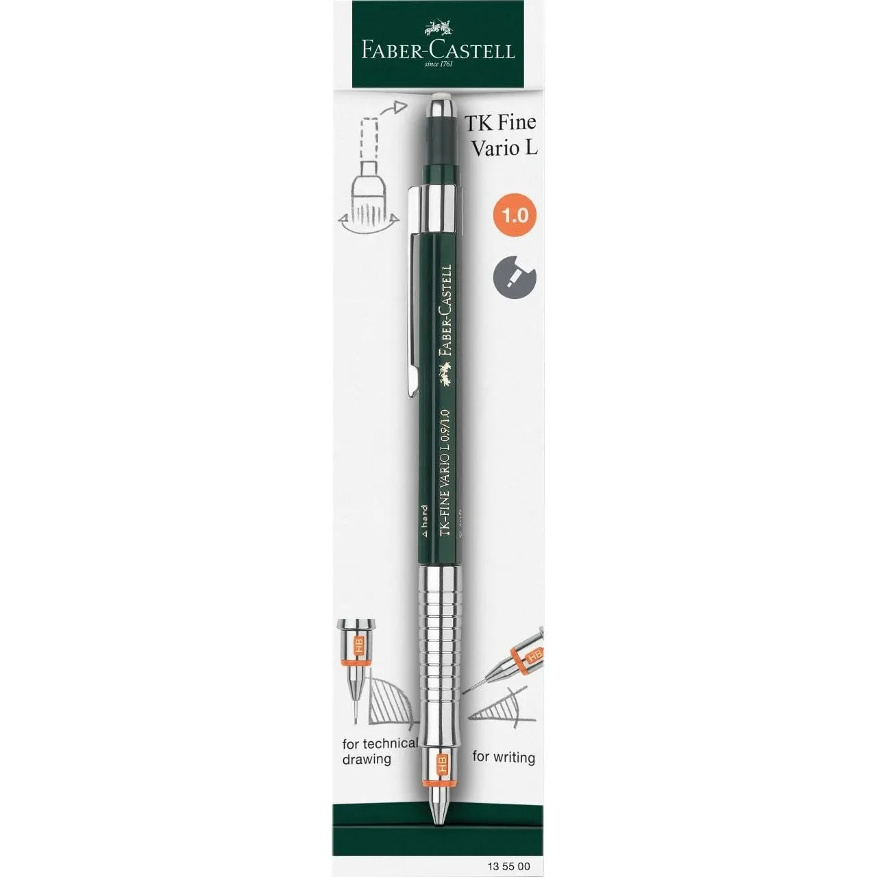 Faber-Castell TK-Fine Vario L Mechanical Pencil, 1.0 mm 135900