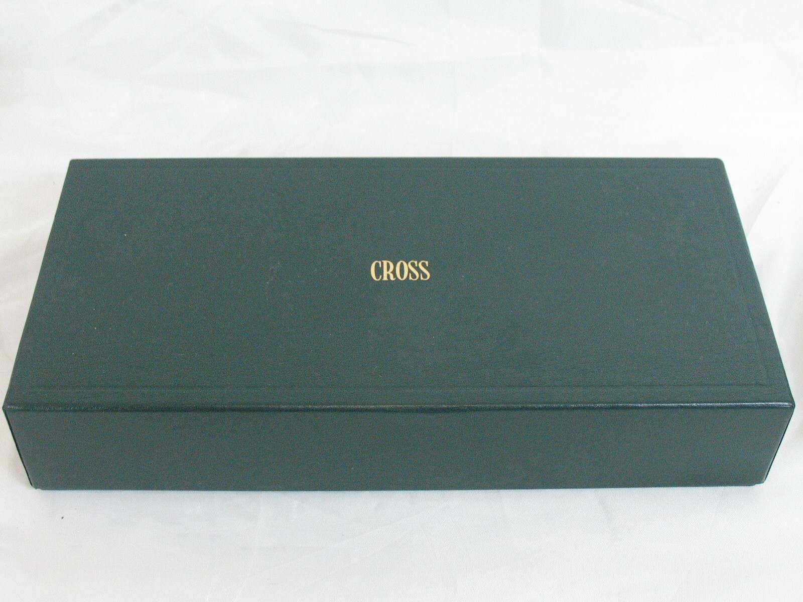 Vintage Cross Pencil w/ Wooden Stand Desk in Box 10K GF