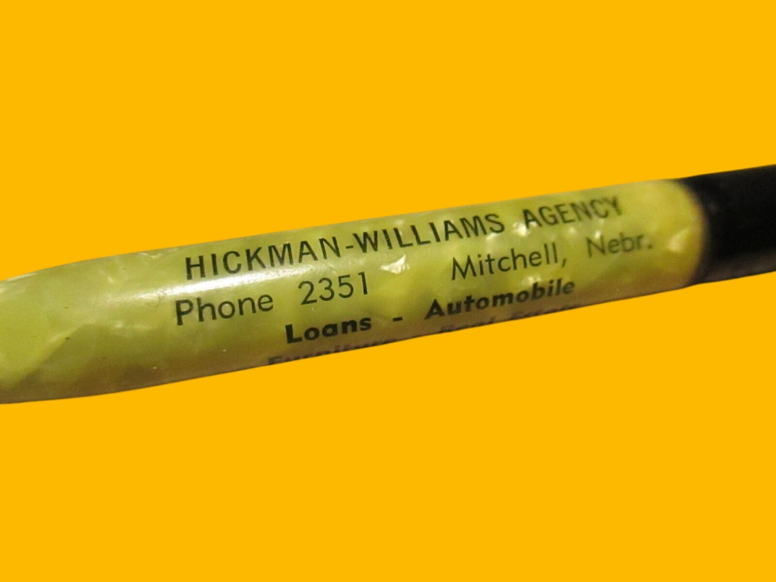 Vintage Mitchell Nebraska Insurance Agency Mechanical Pencil Ritepoint St Louis