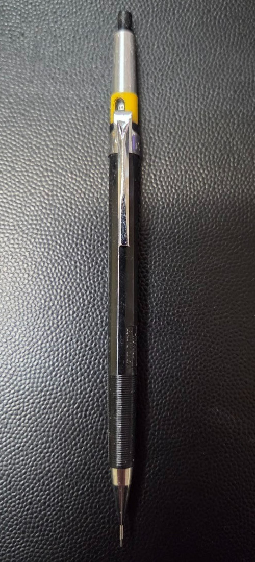 Vintage Pentel Mechanical Graph Drafting Pencil 0.5mm Japan w/ Hardness Slider