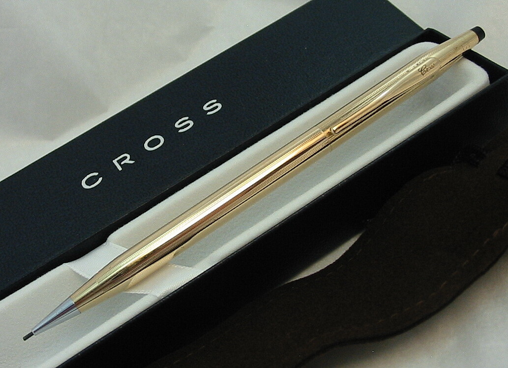 SALE! Cross Executive 14k Rose Gold Century 0.9mm Pencil 150305 USA MINT Dimple