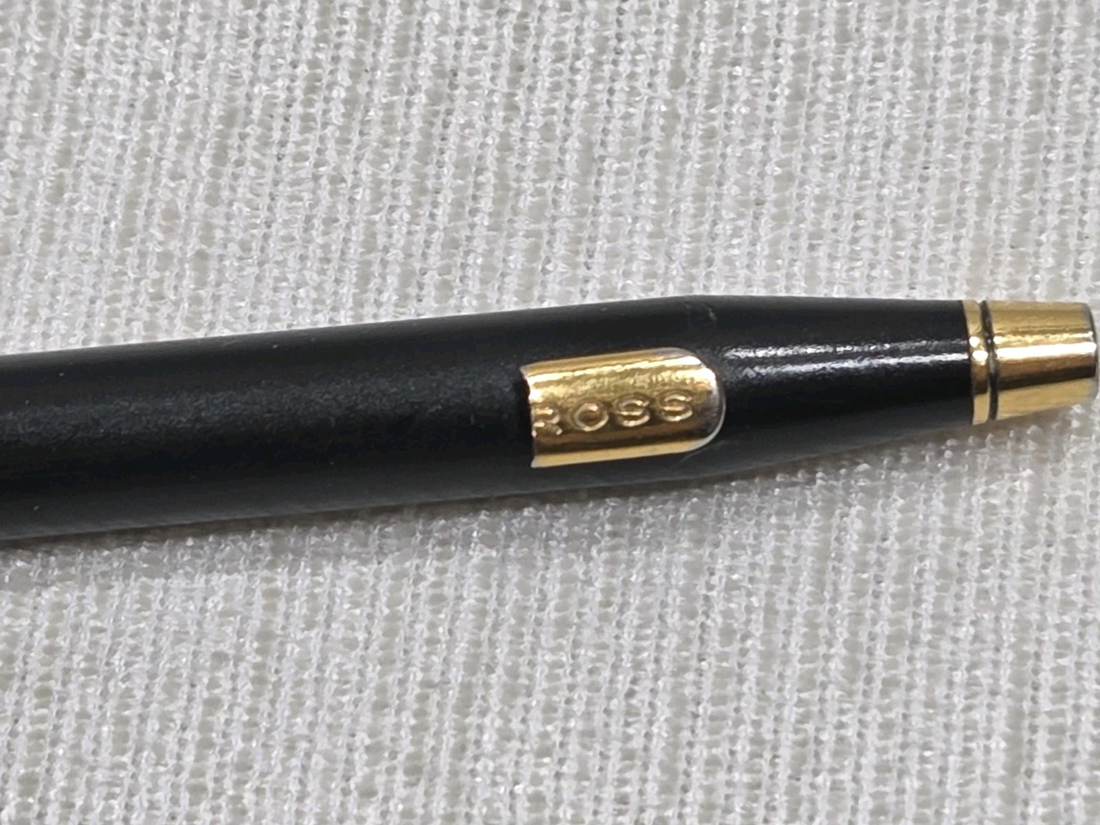 Cross Classic Century Mechanical Pencil 0.7mm Matte Black Gold + Erasers