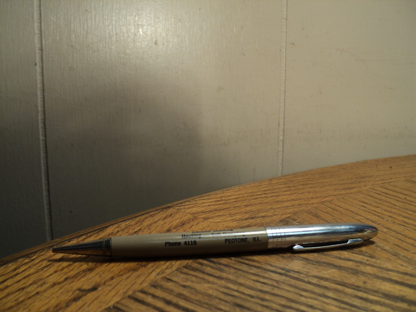 Vintage Wings Mechanical Pencil Custom Shelling – Hauling – Cob Dump Peotone Ill