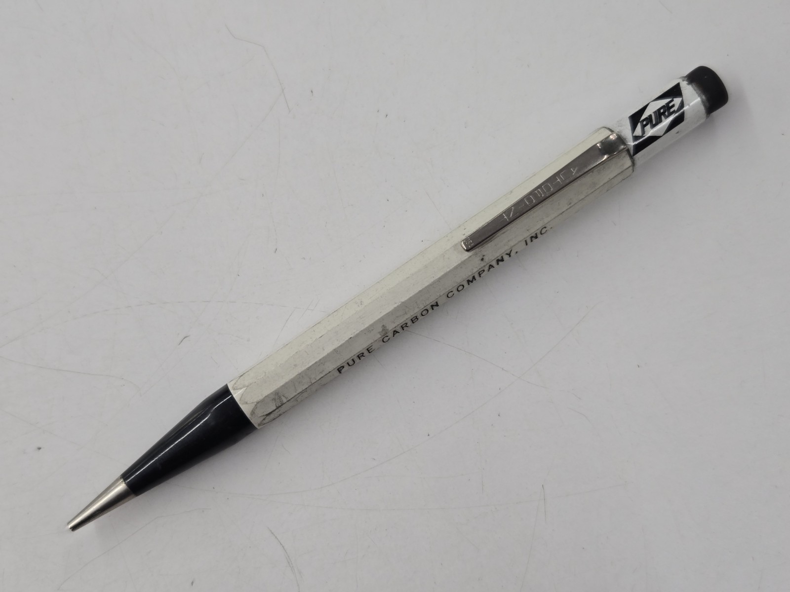 Vintage Mechanical Pencil Advertising Pure Carbon Co. Coudersport, PA 1970 To 73