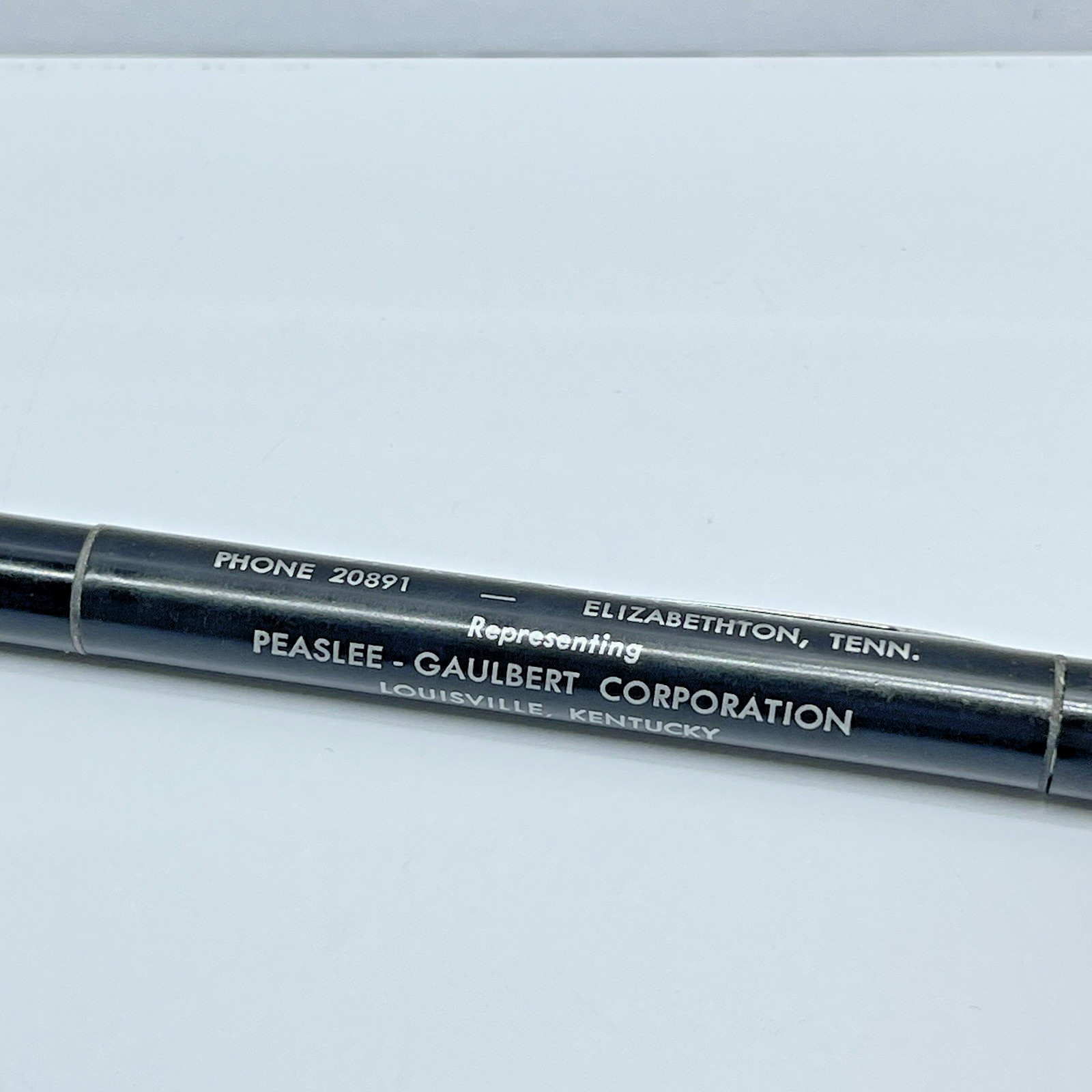 Redipoint Advertising Pencil -J.R. Johnson Elizabethton TN–Peaslee‑Gaulbert VTG