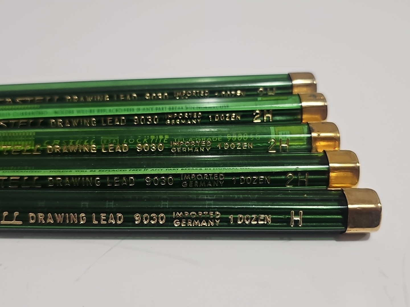Lot Of A.W. Faber Castell Refill Leads Germany 2H , H REFILL leads Vintage