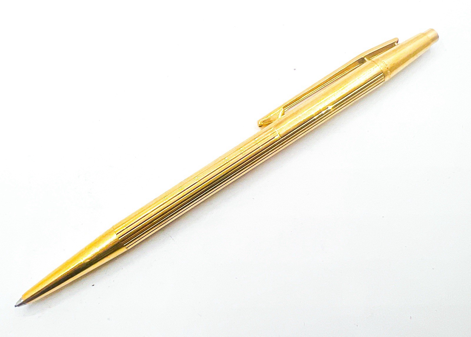 Montblanc Noblesse Gold Plated Mechanical Pencil 0.5mm Push Functional 0.5