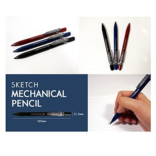 1 PCS 2B 1.8mm Art Mechanical Sketch Pencil Red School Supply Stationary