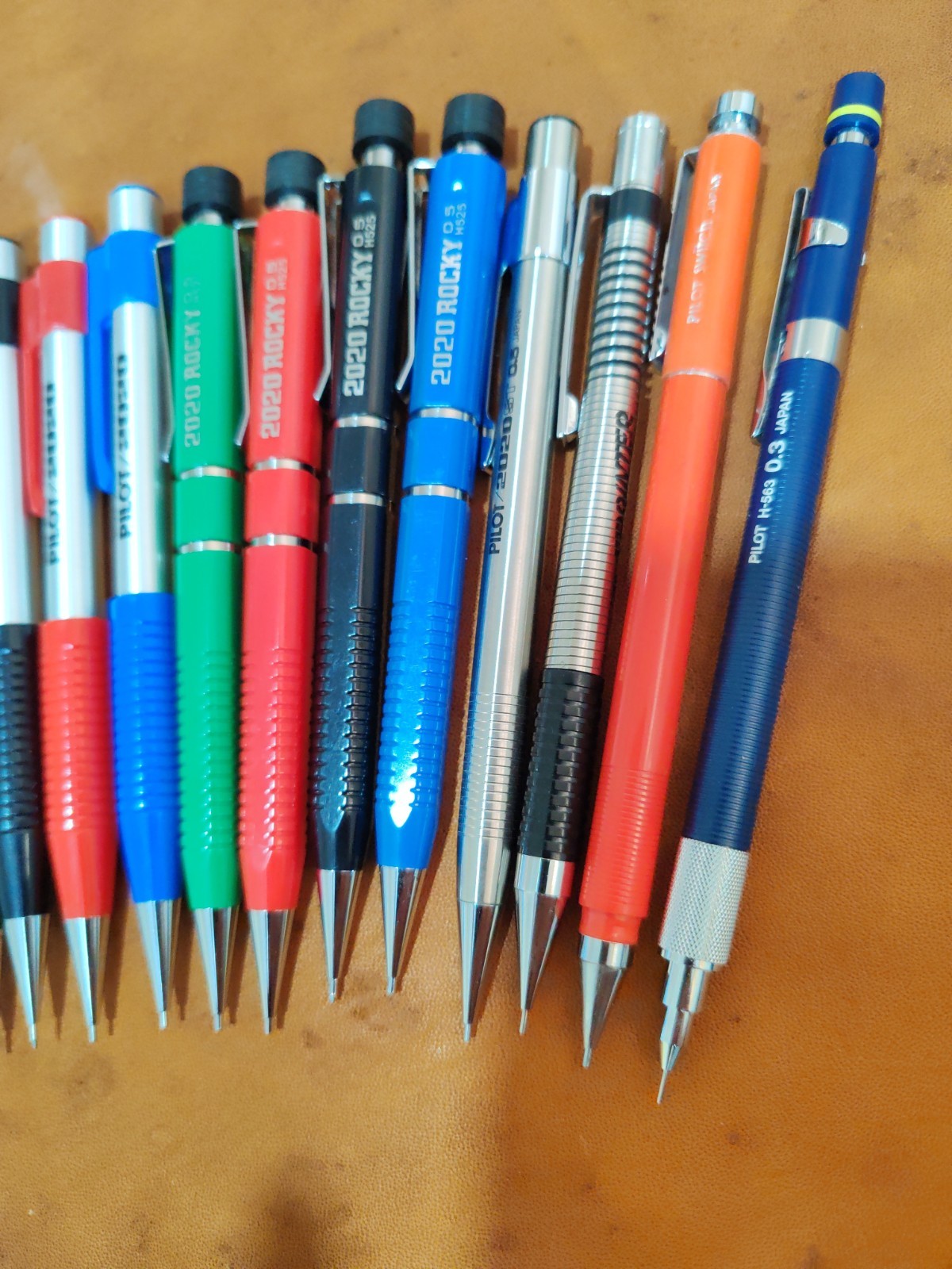 NOS VINTAGE PILOT Mechanical Pencil RARE Collection JAPAN Lot Of 15 PCS
