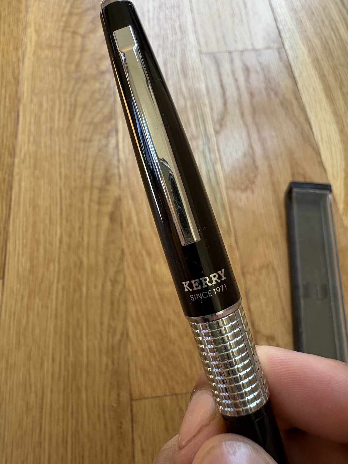 Vintage Pentel Sharp Kerry 0.7mm P1035 Japan Mechanical Pencil Black Silver