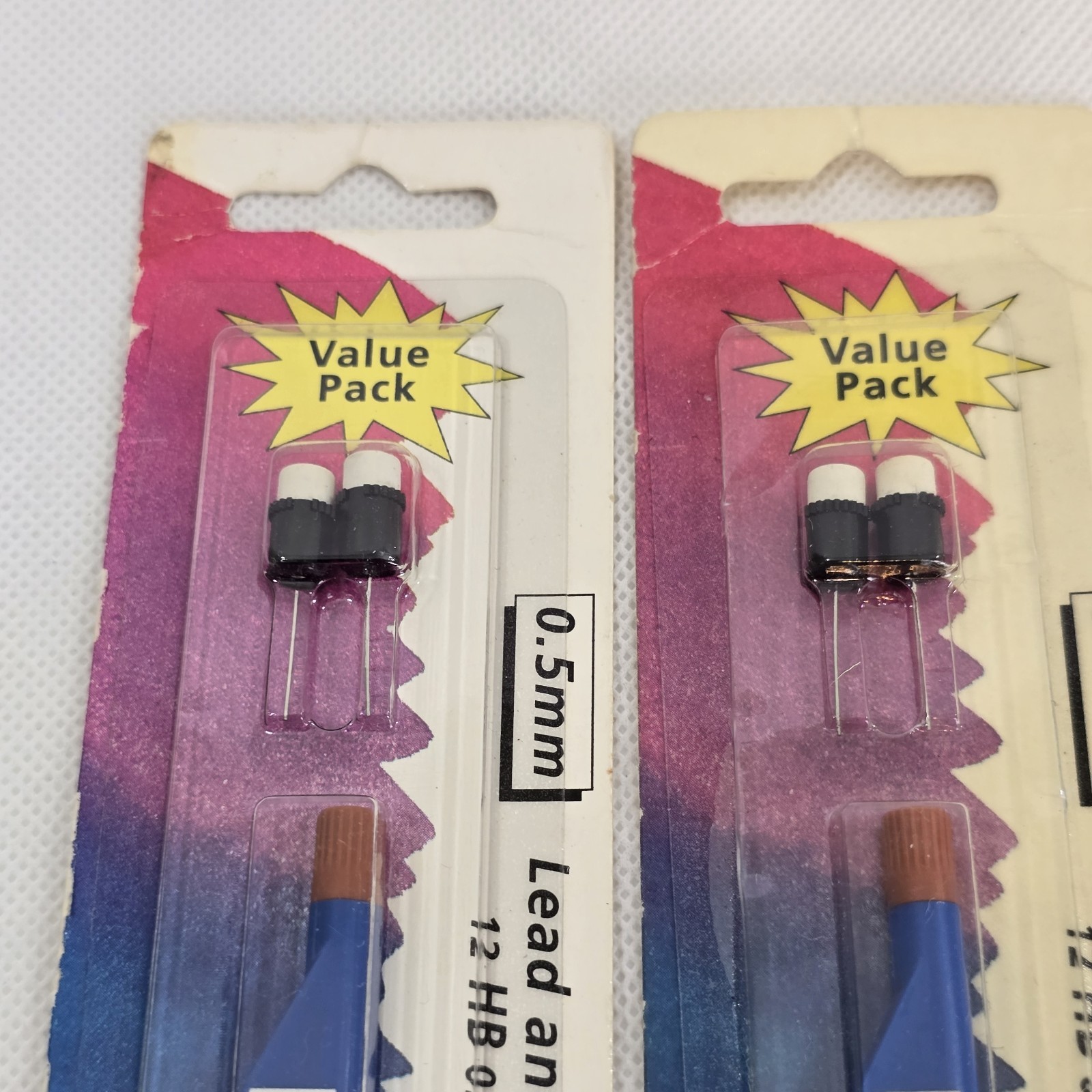 Mix Lot Of PENTEL Hi Polymer Super 0.7 & 0.5mm HB Pencil Lead Refills & Erasers