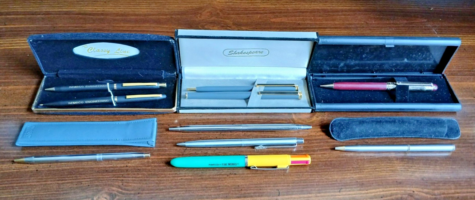 Vintage Pens and Mechanical Pencil Lot – Various Brands