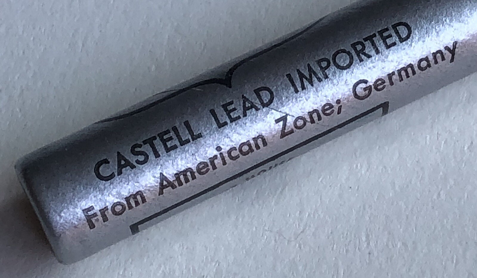 Vintage A. W. Faber Castell Drawing Lead 3H 2mm 6 Pack Tube Germany