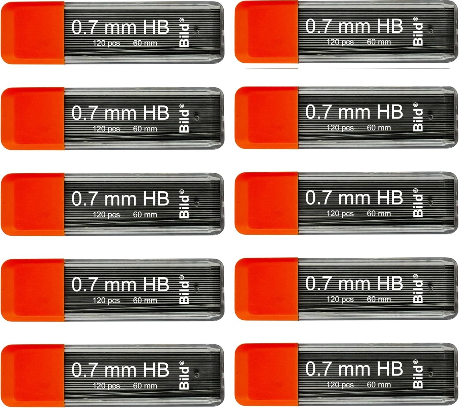 Smooth-Flowing 0.7 mm HB Mega Lead Refills – Perfect for Writing and Coloring