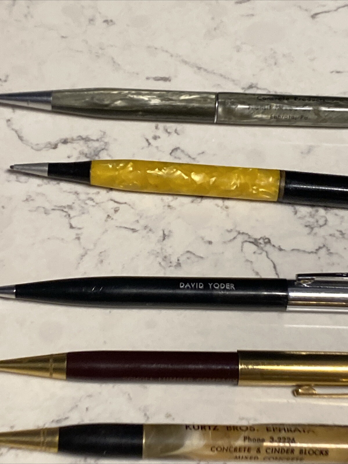 7 Vintage Redipoint Ritepoint & Other Mechanical Pencils Pennzoil