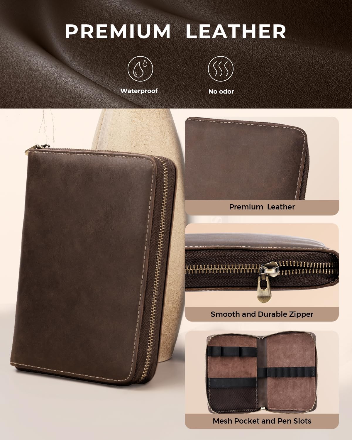 Mechanical Pencil Set with Leather Bag 30 Count, Drawing Pencils 0.5, 0.7, 0….