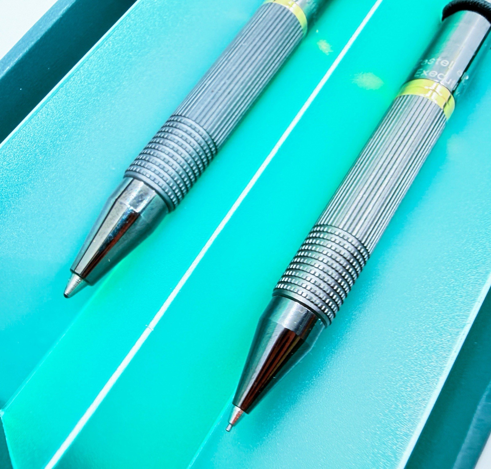 Faber Castell Executive Gold Trim alpha matic Mechanical Pencil & Ballpoint Pen