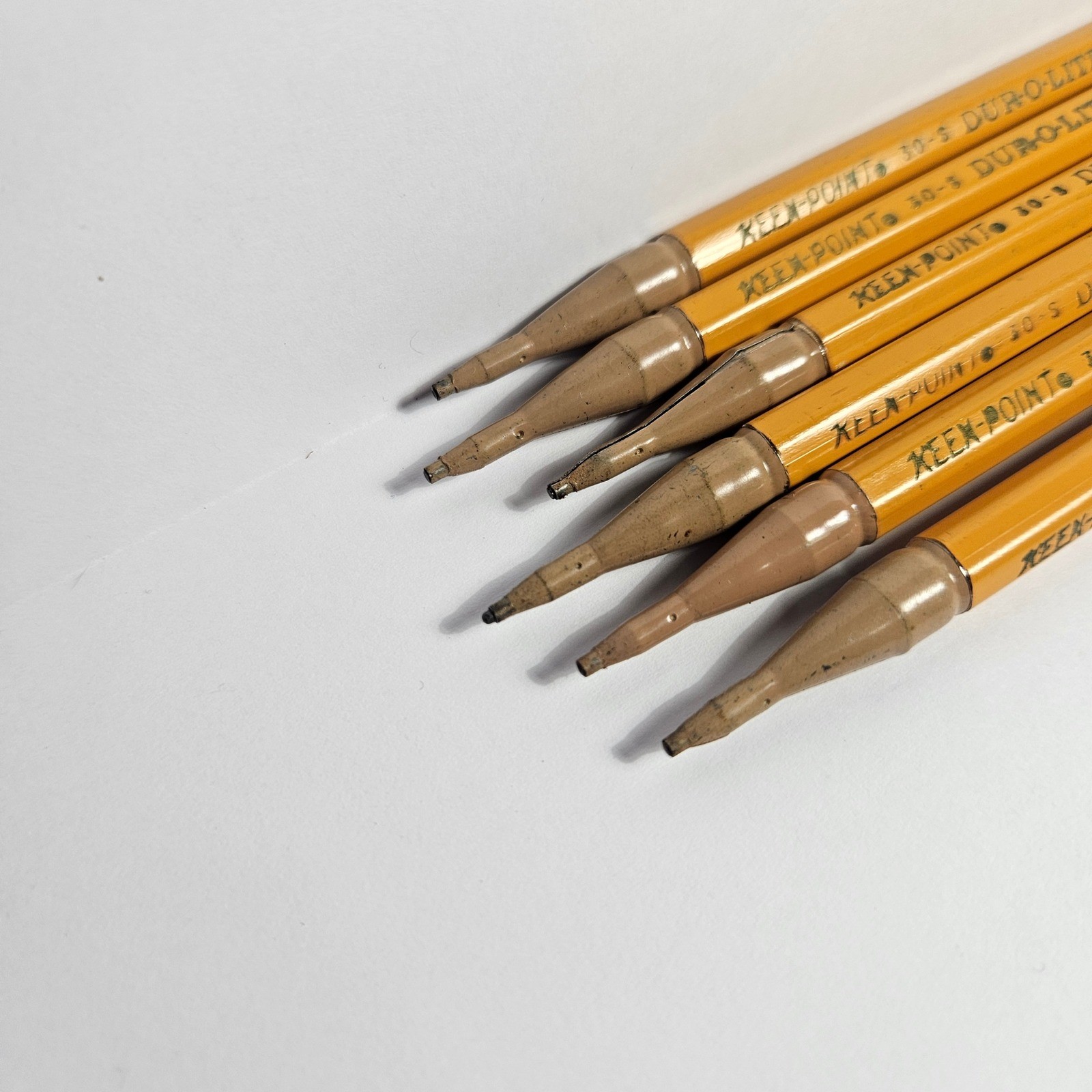 Vintage Keen-Point 30-S Duro-O-Lite Mechanical Pencils and Mixed Pen Lot 12pc