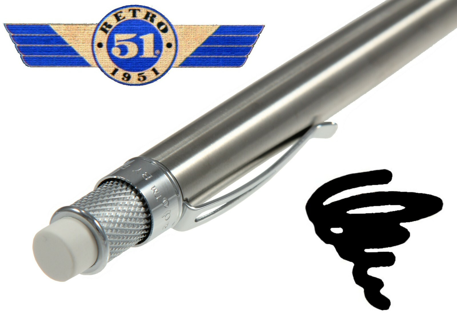 Retro 51 Stainless 1.15 mm Mechanical Lead Pencil #VRP-1315