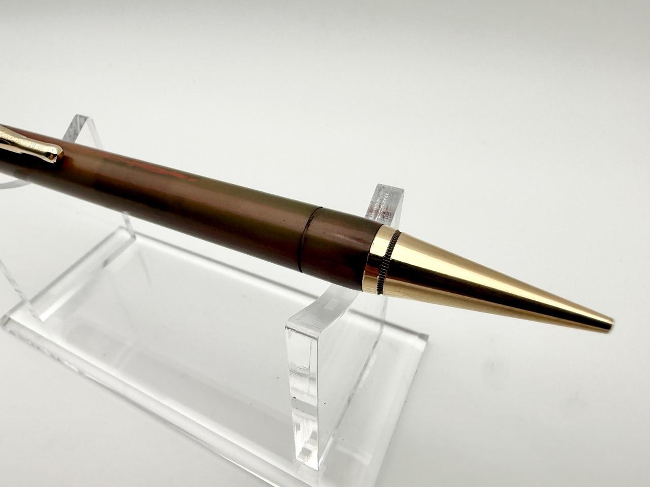 CONKLIN ENDURA OVERSIZE WOODGRAIN HARD RUBBER MECHANICAL PENCIL RARE