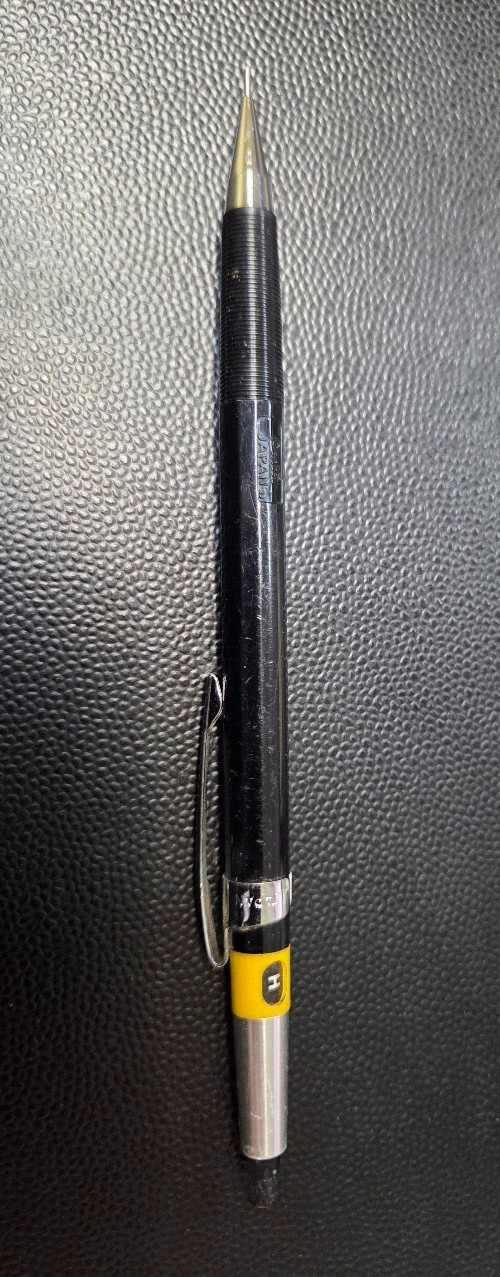Vintage Pentel Mechanical Graph Drafting Pencil 0.5mm Japan w/ Hardness Slider