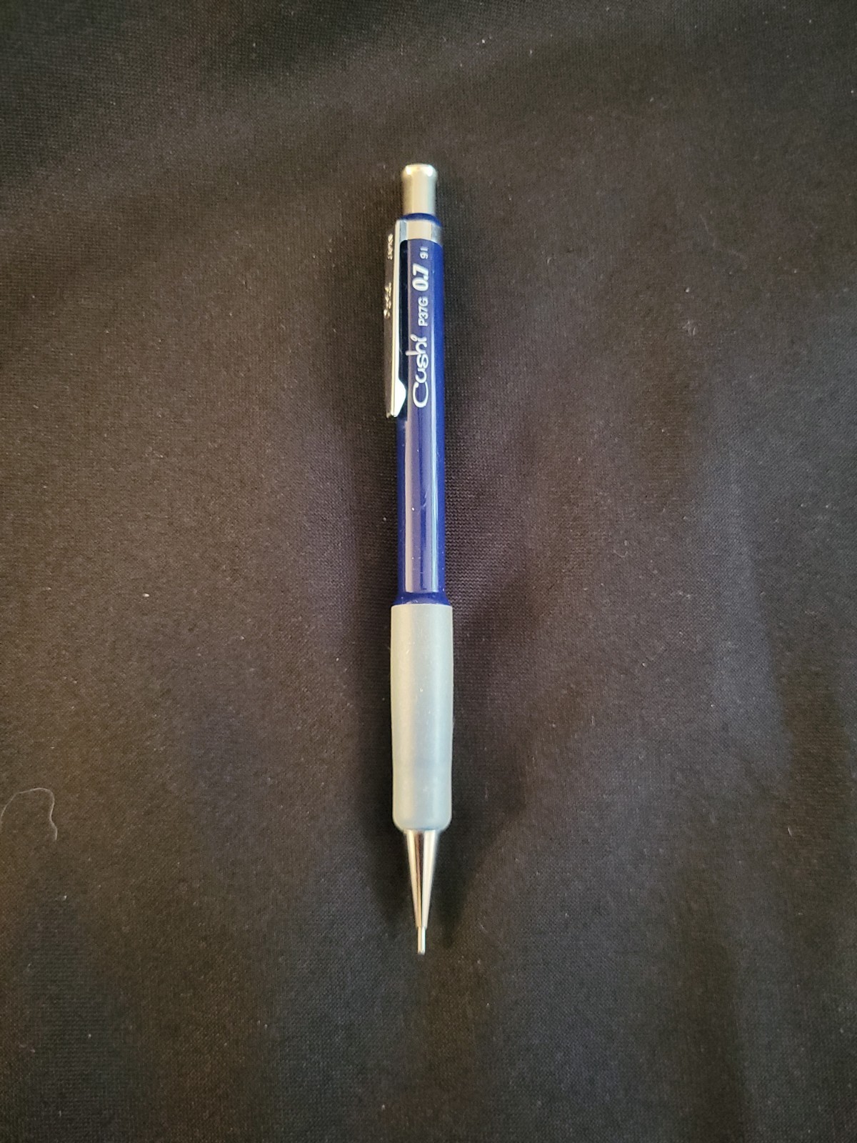 Pentel Cushi 0.7mm Mechanical Pencil Blue Barrel P37G Vintage