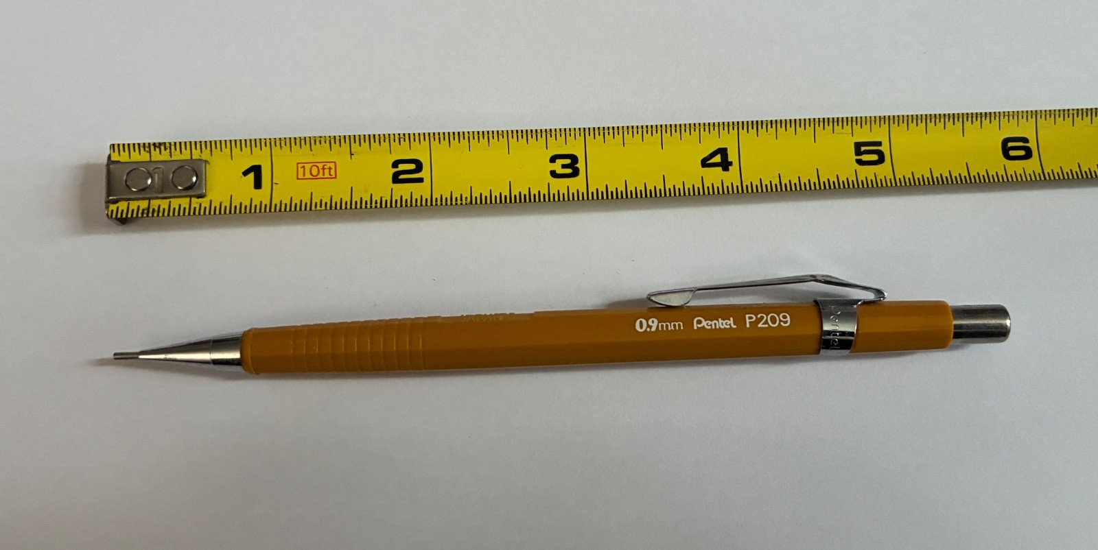 Pentel P209 0.9mm Mechanical Pencil with Red Lead