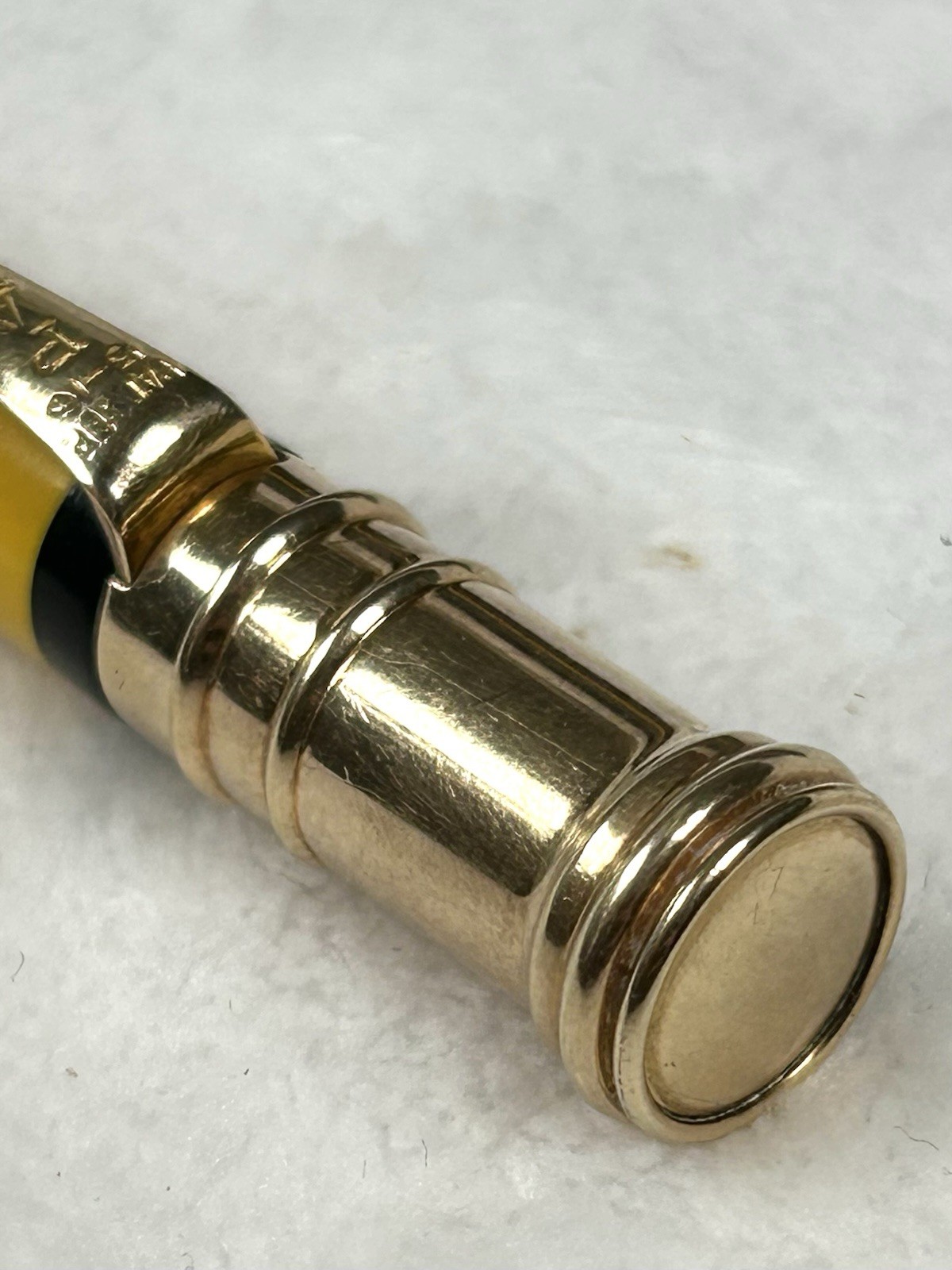 1920s Parker Duofold Mandarin Yellow Junior & Lady Mechanical Pencils w/ Box