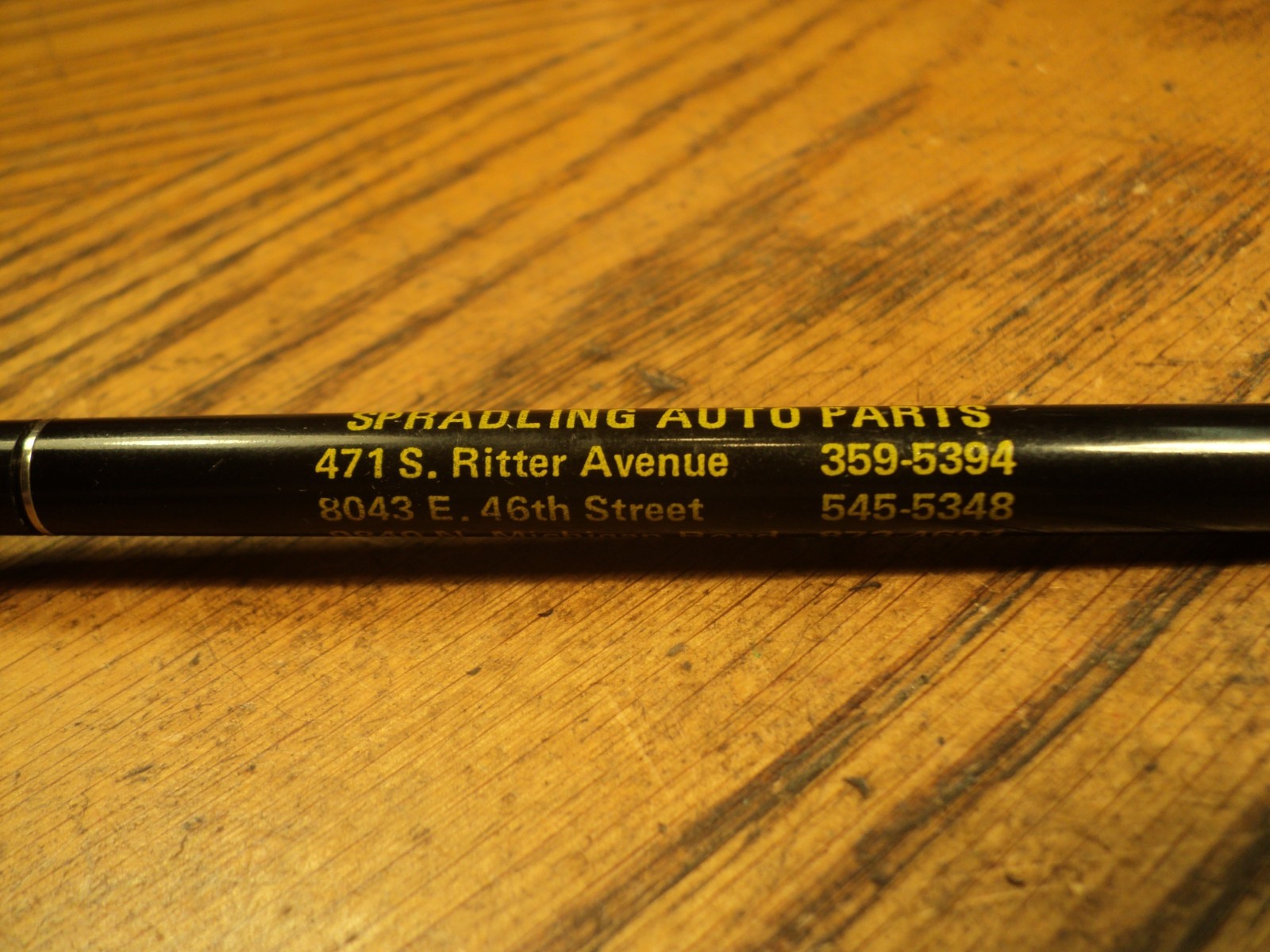 Vintage Autopoint Mechanical Pencil Spradling Auto Parts Metal Cap 5-5/8″ Long