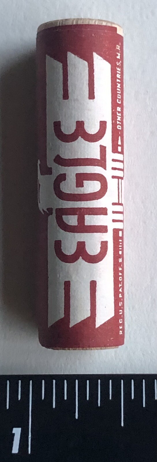 Vintage EAGLE Pencil Co. Mechanical Lead HB Black 1.18mm NOS 18pk Wood Tube USA