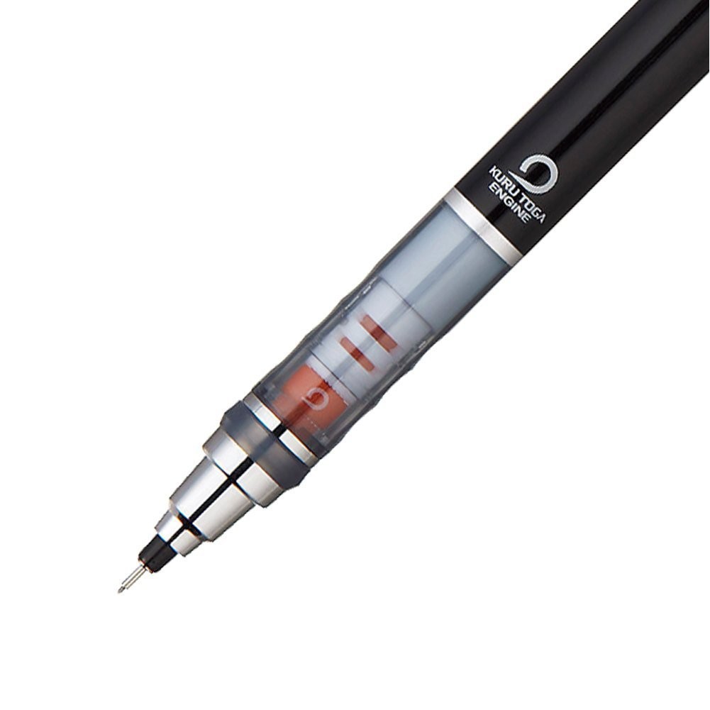 Uni Kurutoga Standard 0.5mm Mechanical Pencil Black Drafting Pen