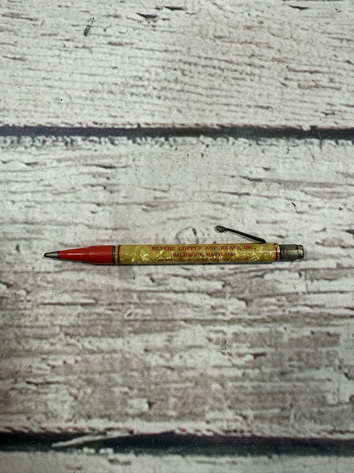 VTG Revere Copper And Brass Inc Baltimore MD Salesman Sample Scripto Pencil