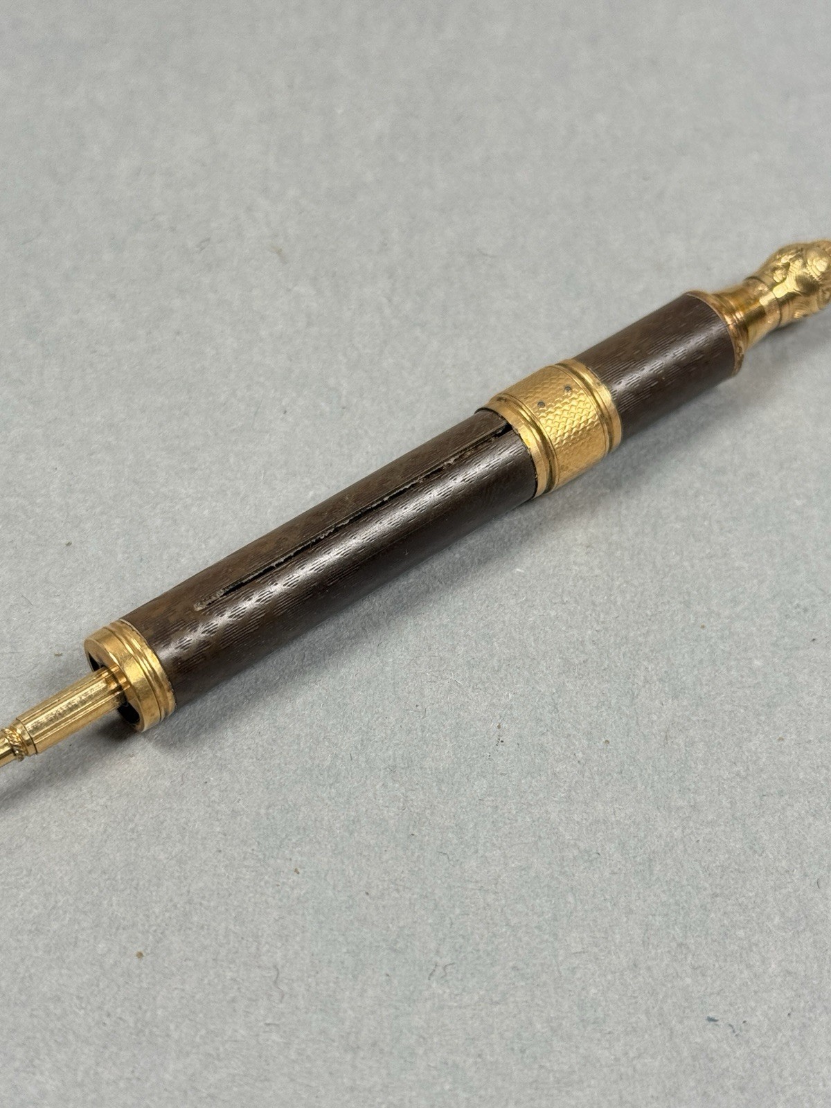 Antique Victorian Telescoping Mechanical Pencil Fountain Pen