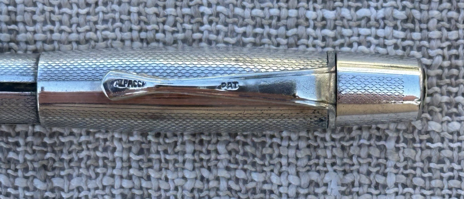 Vintage Montblanc 4-Color Multi-Function Pencil, 1950s-60s, Round Barleycorn